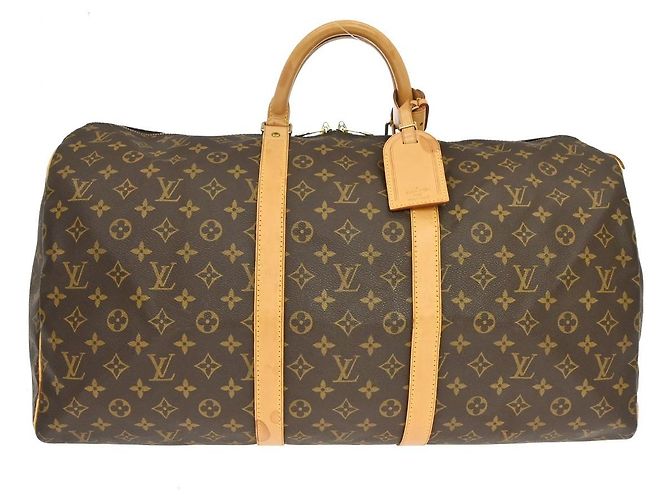 Louis Vuitton Keepall Monogram Canvas 55 Marrom