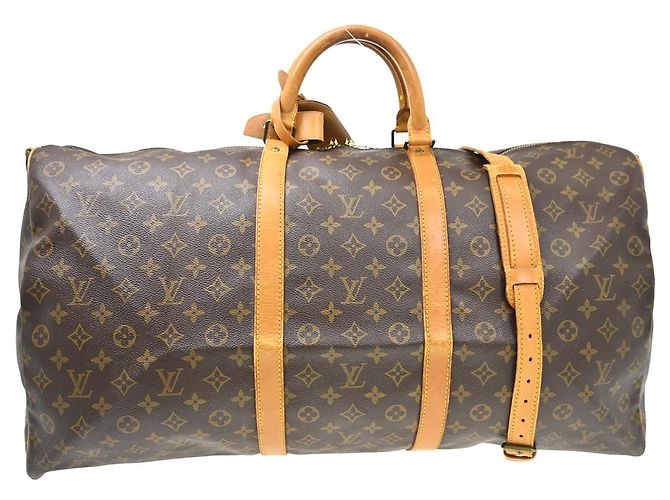 Louis Vuitton Keepall Bandouliere Monogram Canvas 60 Marron