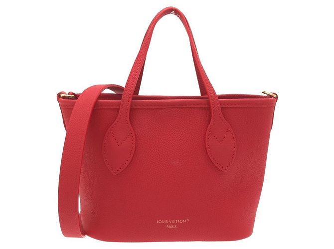 Louis Vuitton Monogram Cherry Denim Handtasche Rot