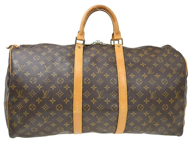 Louis Vuitton Keepall Monogram Canvas 55 Brown