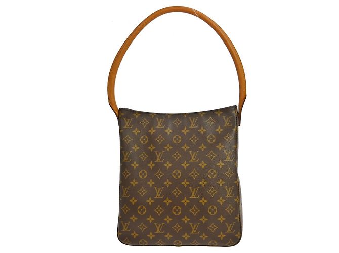 Louis Vuitton Monogram Looping Monogram Canvas GM Marrom
