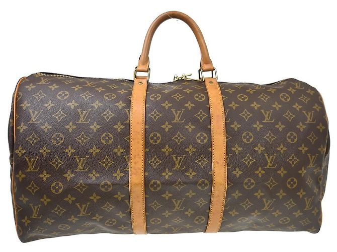 Louis Vuitton Keepall Monogram Canvas 55 Marrom