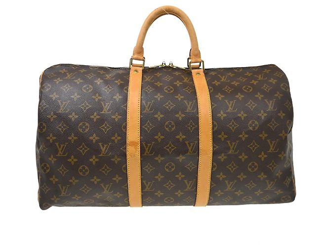 Louis Vuitton Keepall Monogram Canvas 50 Marron