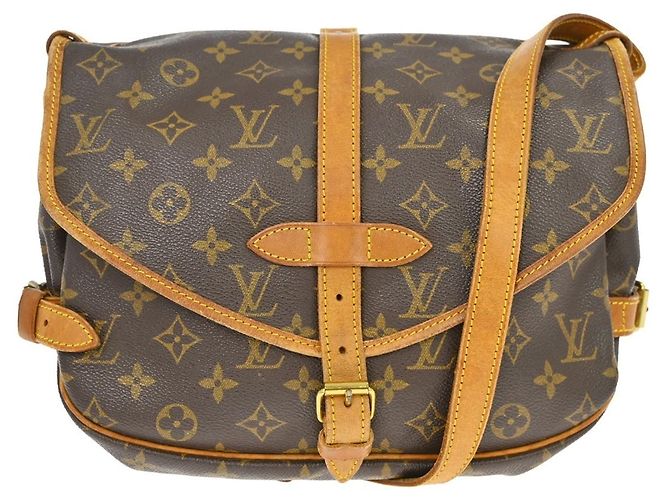 Louis Vuitton Saumur Handtasche Monogram Canvas 30 Braun