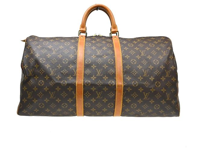 Louis Vuitton Keepall Monogram Canvas 55 Marrom