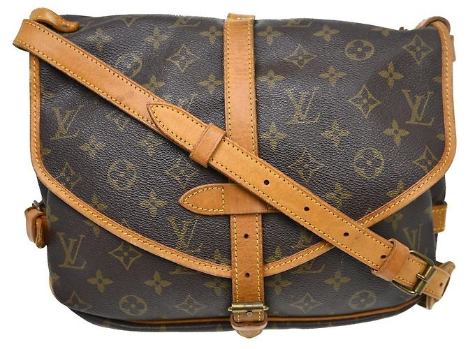 Louis Vuitton Saumur Monogram Canvas 30 Marrom