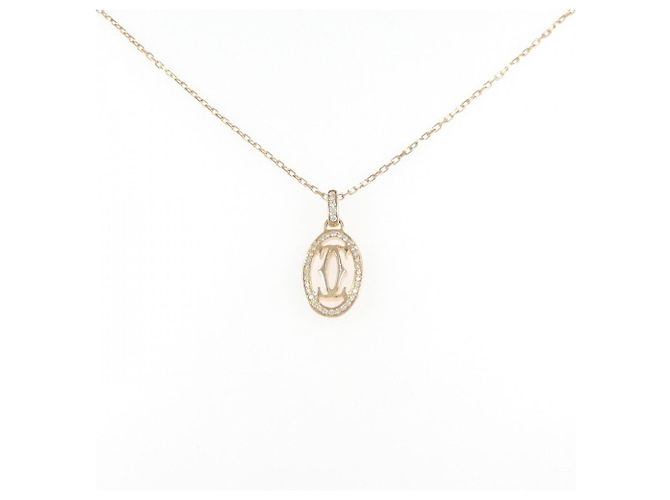 Collar Logo Cartier en Oro Rosa
