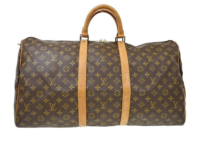 Louis Vuitton Keepall Monogram Canvas 55 Marrom