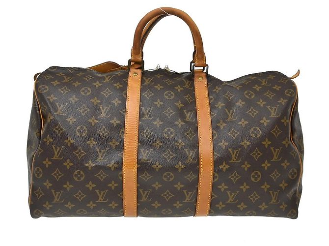 Louis Vuitton Keepall Monogram Canvas 50 Marron