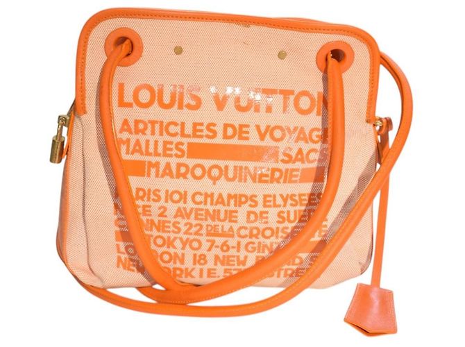 Louis Vuitton Antigua Cabas PM Toile Orange