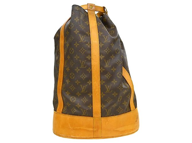 Sac à dos Louis Vuitton Randonnee Monogram Canvas GM Marron