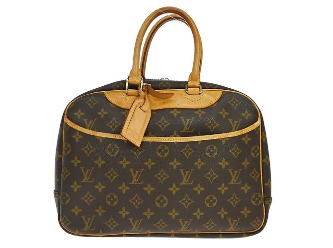 Louis Vuitton Deauville Monogram Canvas 34 Marrone
