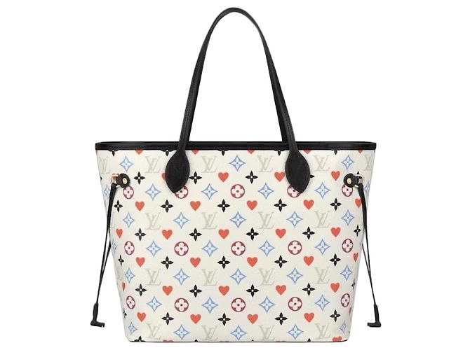 Sac Louis Vuitton Neverfull Game On Blanc