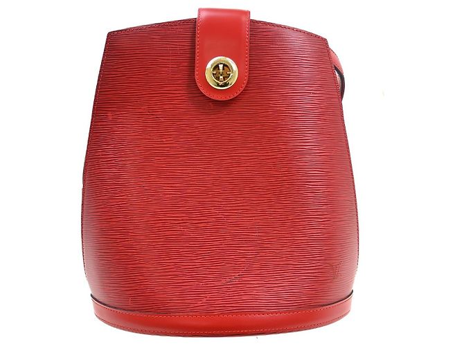 Louis Vuitton Cluny Epi Leather medium Rouge