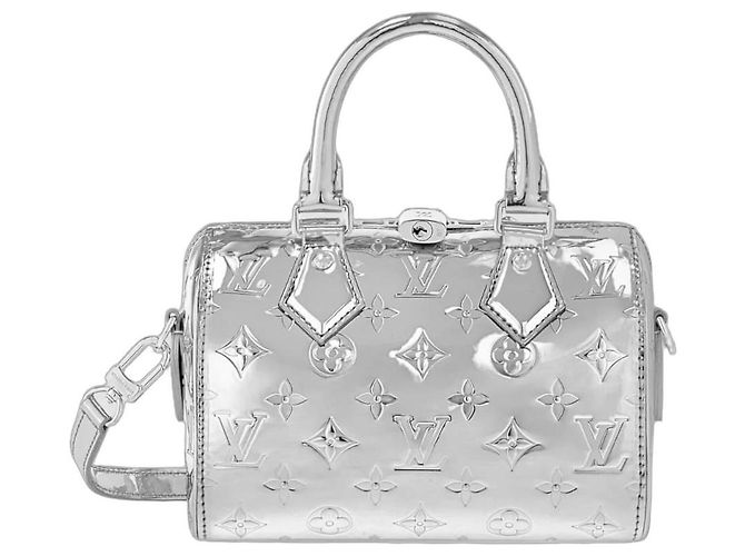 Bolsa Louis Vuitton Speedy 20 Monogram Mirror Metálico