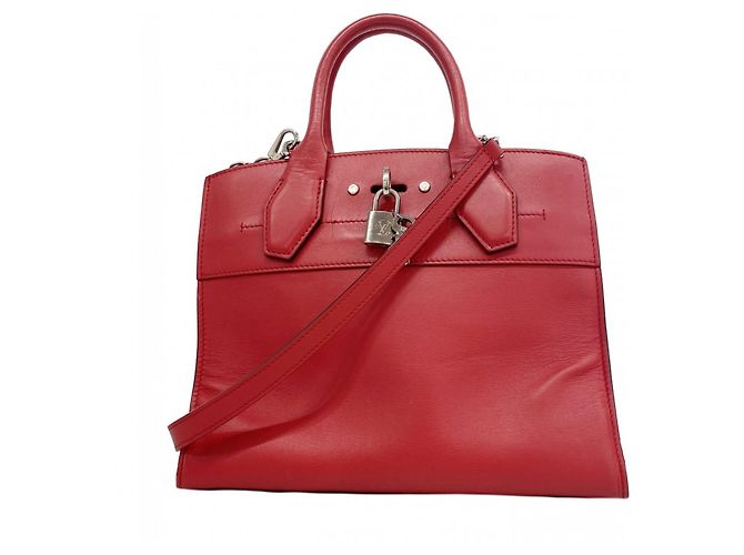 Louis Vuitton City Steamer PM Handtasche Rot