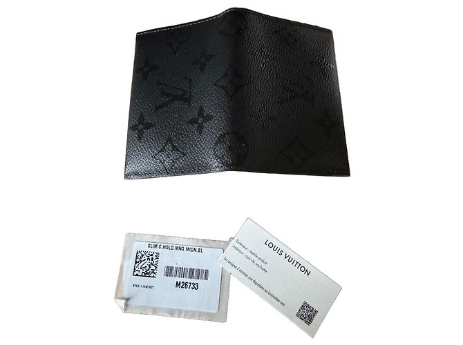 Louis Vuitton Tarjetero Slim Monogram Black Negro