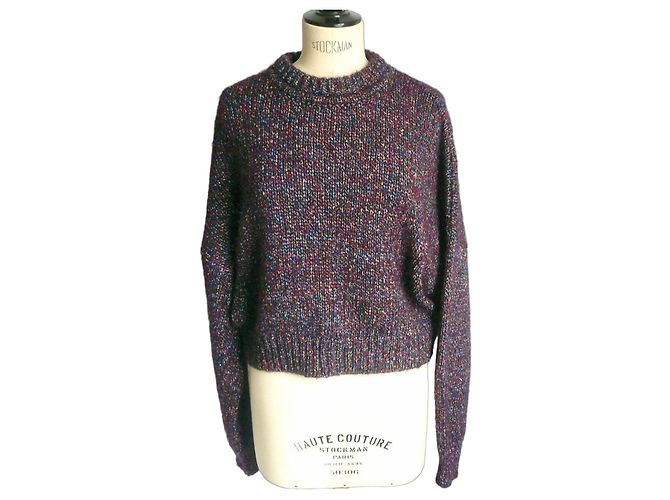 Isabel Marant Suéter Arthur Gola Redonda Multicor em Lã