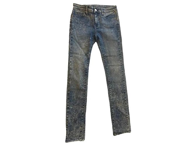 Jeans Slim Sbiaditi IRO Blu