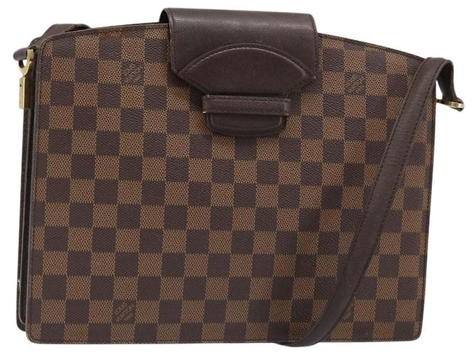 LOUIS VUITTON Damier Ebene Kurcell Shoulder Bag LV Auth 185530A