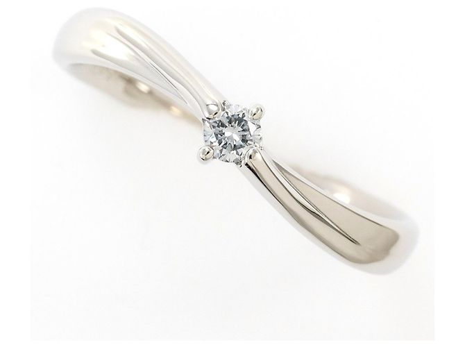 Autre Marque Platin-Diamant-Ring