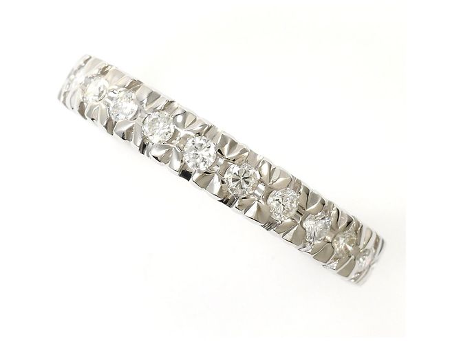 Autre Marque PT900 Platinring mit Diamant