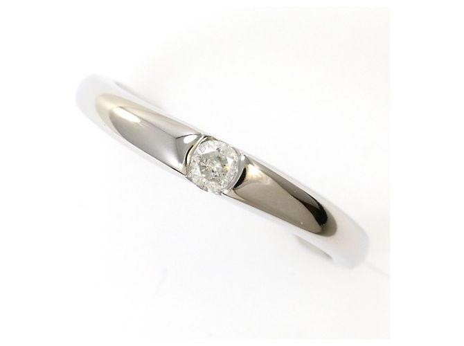 Autre Marque PT900 Platinring mit Diamant