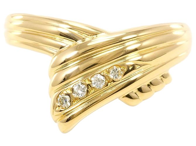 Autre Marque 18K Gelbgold Diamantring Golden
