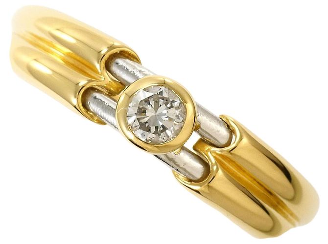Autre Marque Ring in Platin und Gelbgold Golden