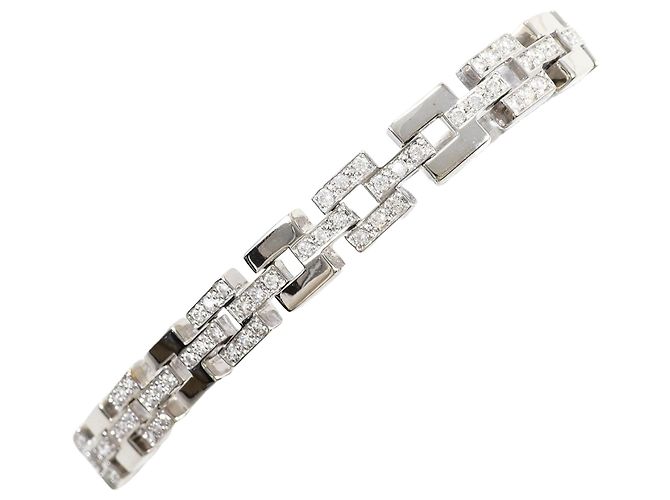 Autre Marque 18K Weißgold-Charm-Armband mit Diamant Golden