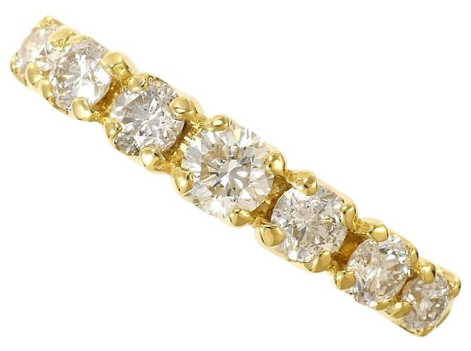 Autre Marque 18K Gelbgold Diamantring Golden