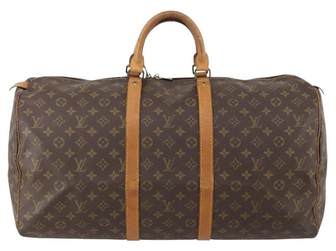 Louis Vuitton Keepall Monogram Canvas 55 Marrom