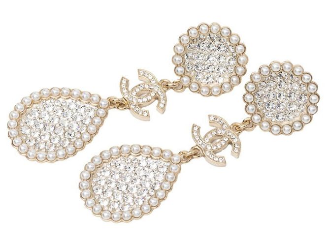 Orecchini Coco Mark Chanel D'oro 