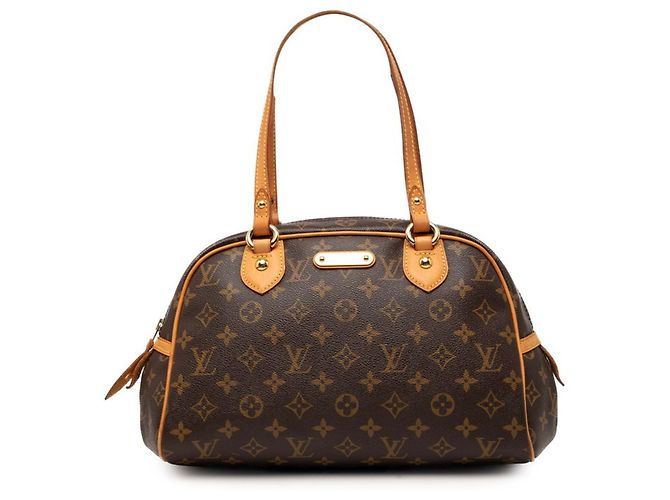 Bolsa Louis Vuitton Monogram Montorgueil PM Marrom