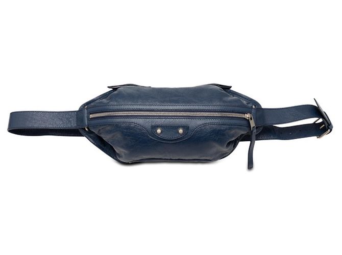 Borsa a tracolla Balenciaga Classic NeoLift Blu