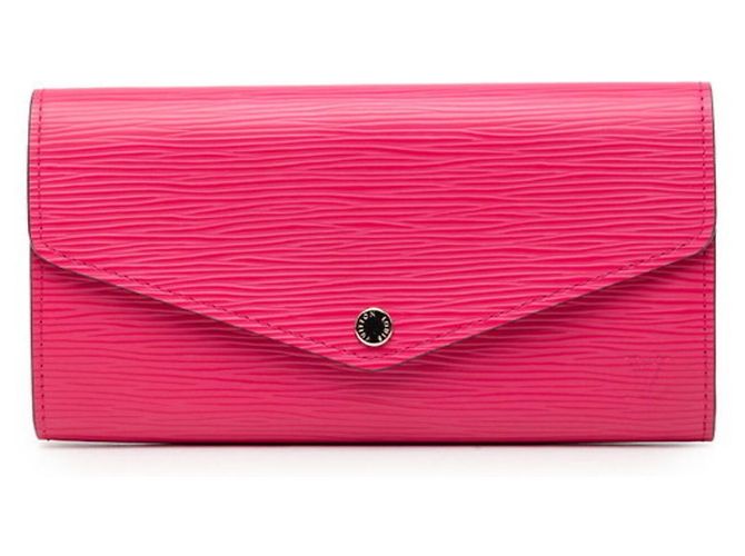 Cartera Louis Vuitton Epi Sarah Long Rosa