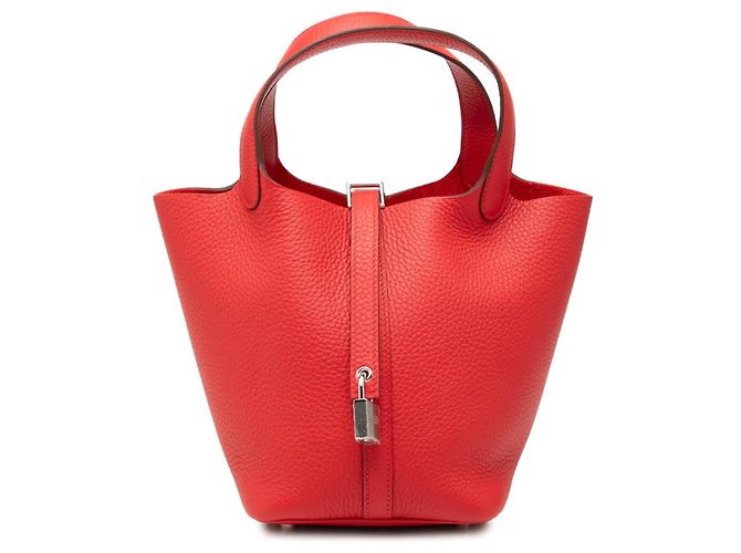 Hermès Hermes Picotin Lock PM Handtasche Rot