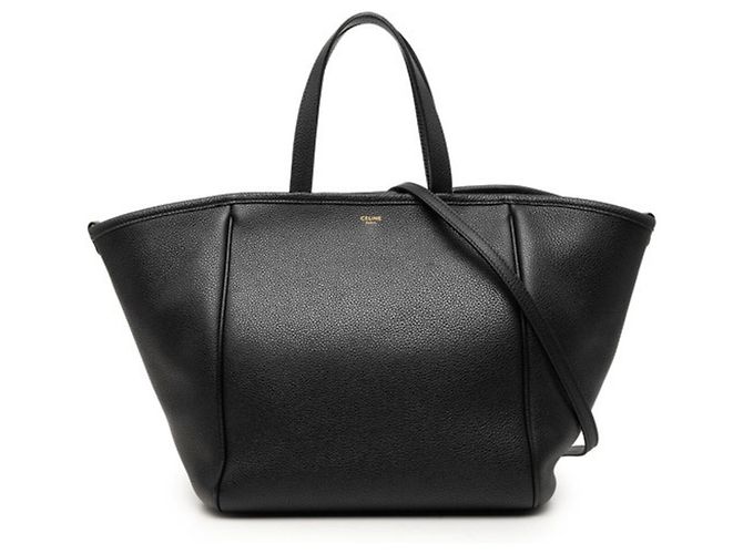 Céline Borsa Cabas Celine Small Fold Nero 