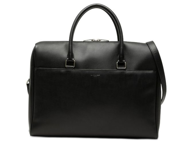 Borsa a tracolla in pelle nera Saint Laurent Nero