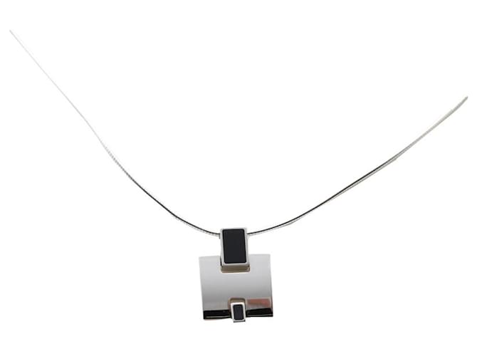 Hermès Colar com pingente Eileen Chain Hermes Preto 