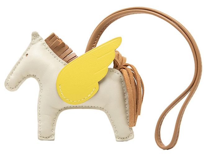 Hermès Hermes Rodeo PM Pegasus Charm Accessory Bag Brown Beige Yellow