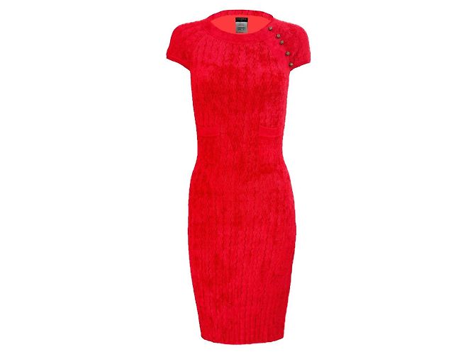 Chanel Paris Shanghai Eastern Grace Kleid Rot