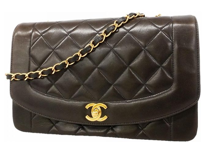 Borsa a Spalla Chanel Diana Chain Nero