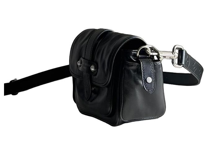 Louis Vuitton Borsa a Tracolla in Pelle Nera Nero