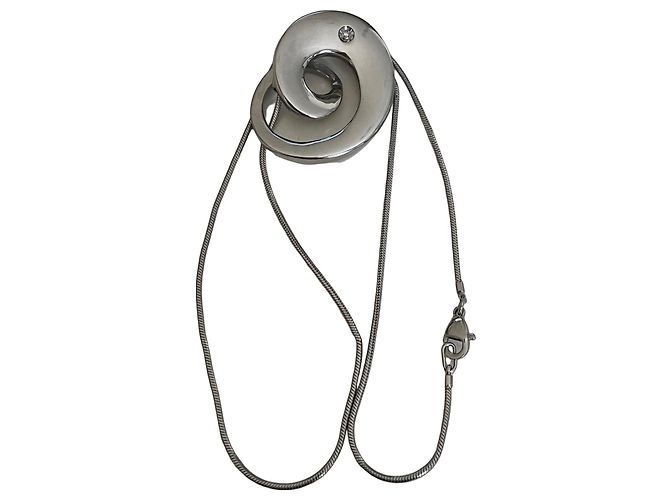 Autre Marque Collar Morellato de acero plateado Plata Hardware de plata