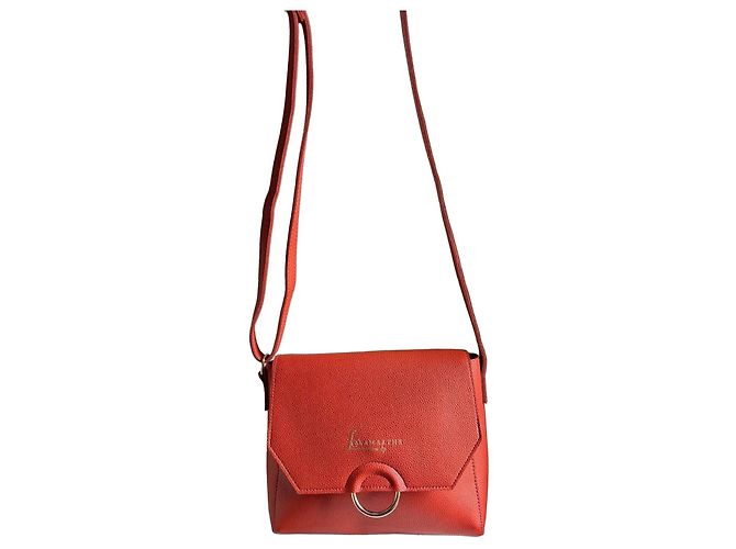 Autre Marque Lamarthe Paris Borsa a tracolla rossa Rosso Corallo
