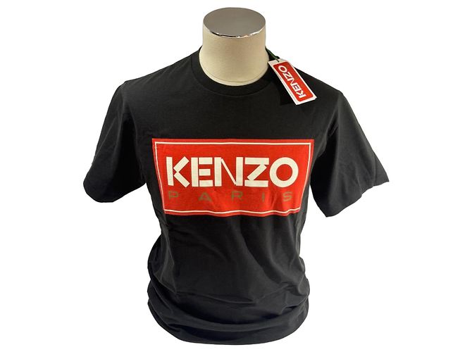 Kenzo Paris Logo T-Shirt - Schwarz