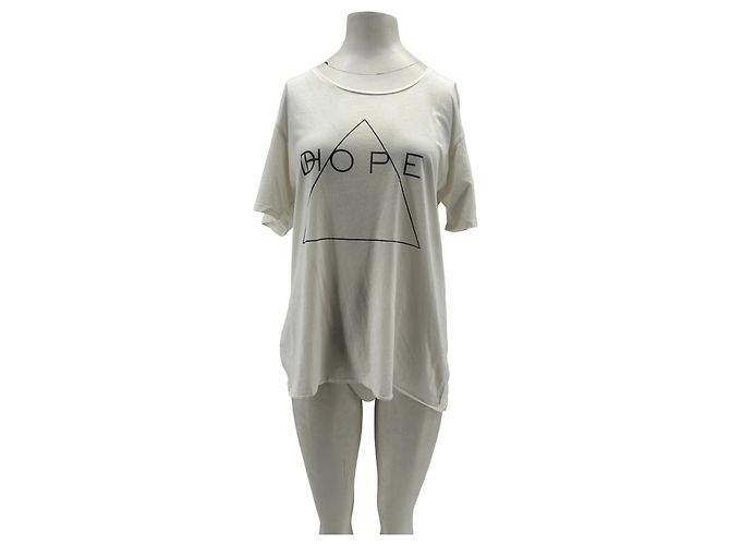 Autre Marque Camiseta branca "DHOPE" Branco