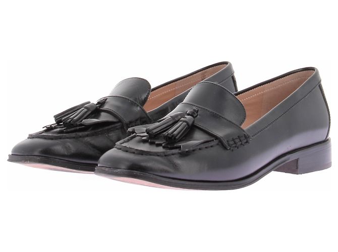 Mocassini J.Crew in pelle nera Nero