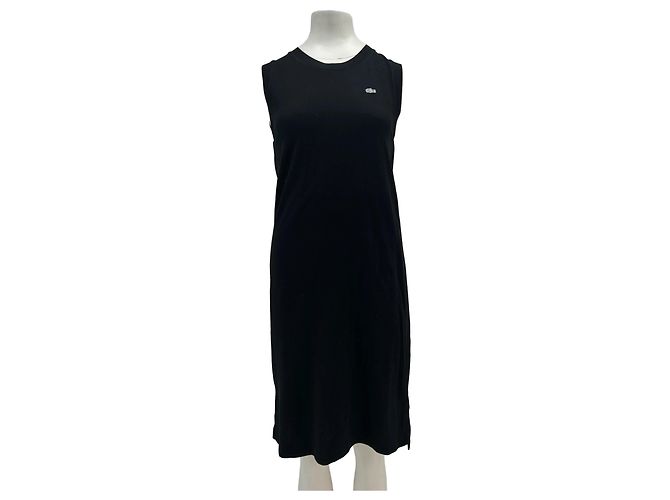 Vestido Lacoste de algodón negro talla 36